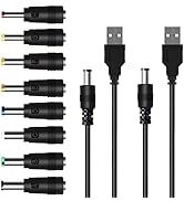 Amazon.co.jp: TJK USBケーブル セット 8 in (1*2) DC電源ケーブル USB